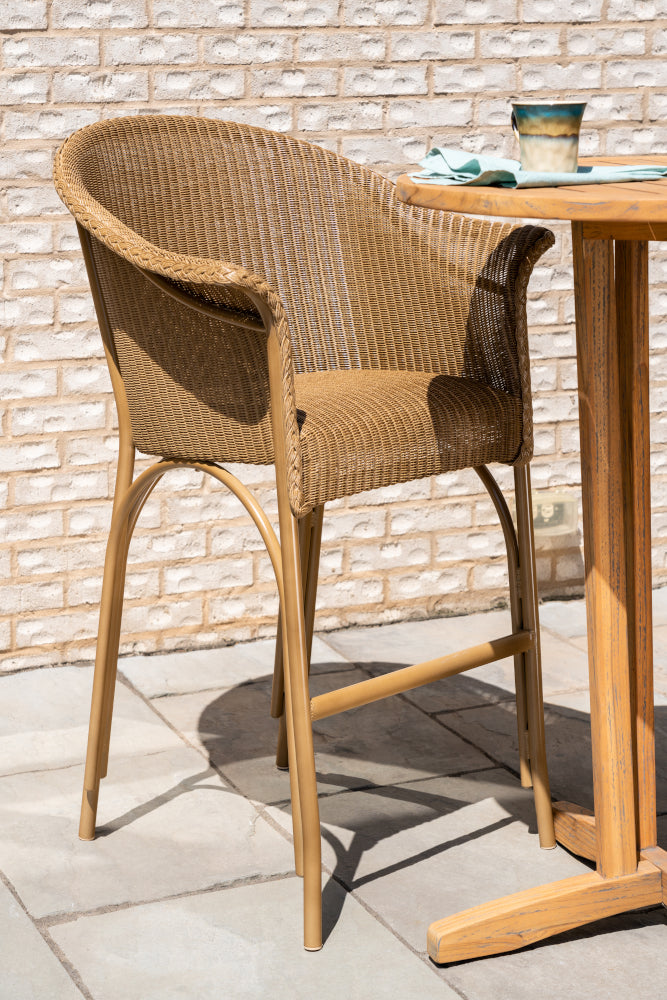 Lloyd Flanders All Seasons Balcony Stool with Padded Seat