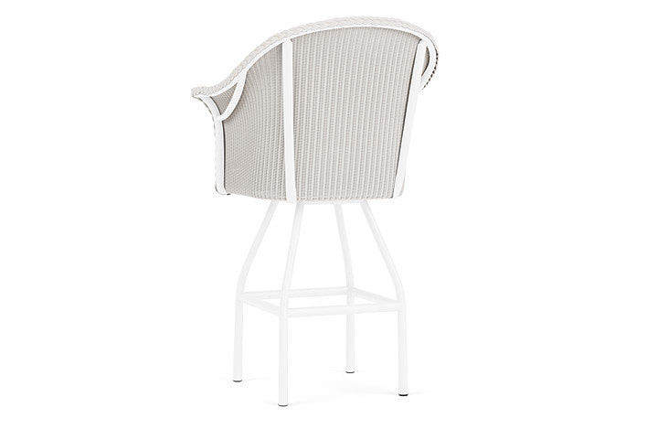 Lloyd Flanders All Seasons Swivel Bar Stool with Padded Seat