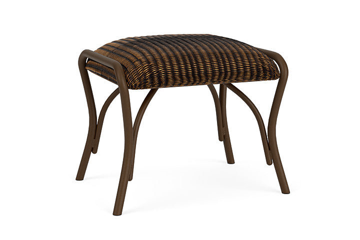 Lloyd Flanders All Seasons Ottoman with Padded Seat