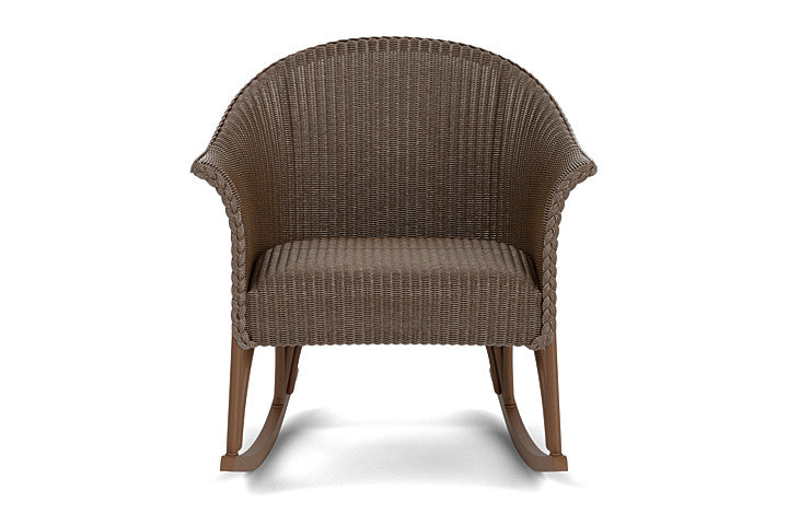 Lloyd Flanders All Seasons Lounge Rocker with Padded Seat