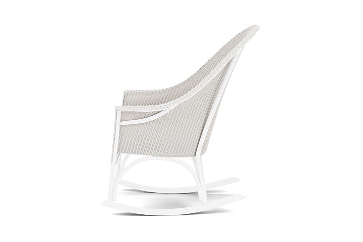 Lloyd Flanders All Seasons High Back Porch Rocker with Padded Seat