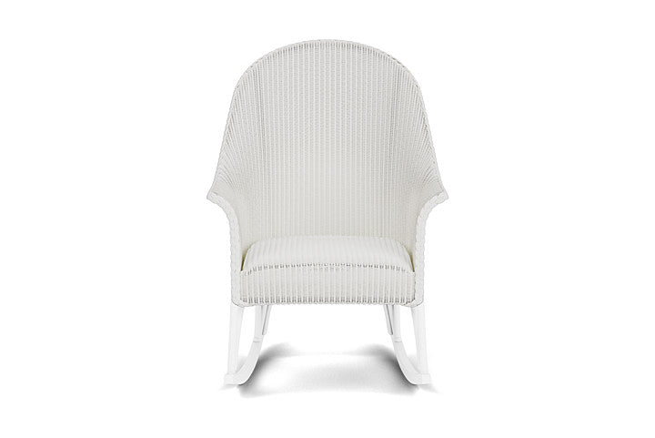 Lloyd Flanders All Seasons High Back Porch Rocker with Padded Seat