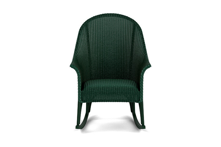 Lloyd Flanders All Seasons High Back Porch Rocker with Padded Seat