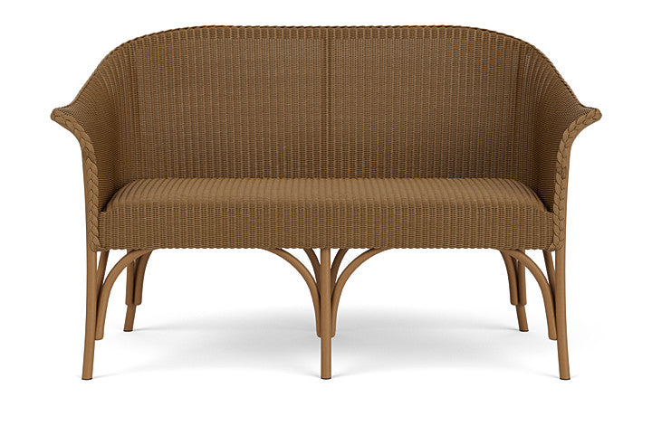 Lloyd Flanders All Seasons Settee with Padded Seat