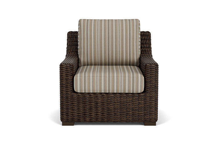 Lloyd Flanders Mesa Lounge Chair in Pecan Finish