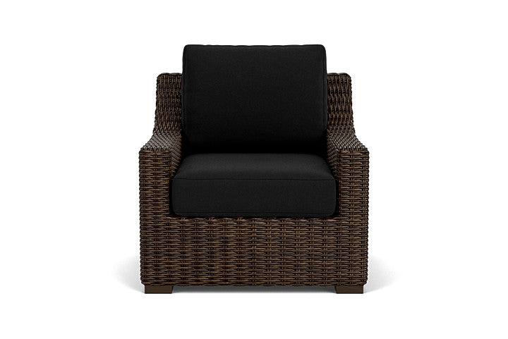 Lloyd Flanders Mesa Lounge Chair in Pecan Finish