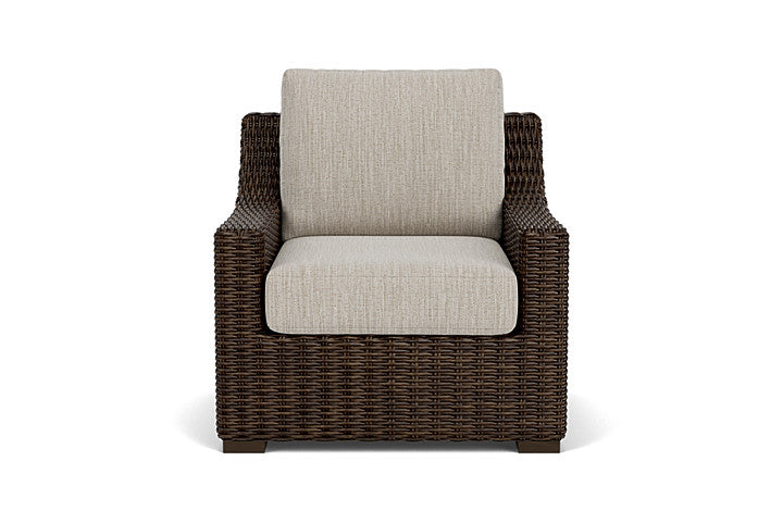 Lloyd Flanders Mesa Lounge Chair in Pecan Finish