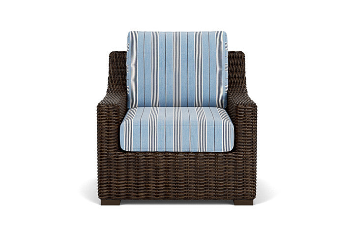Lloyd Flanders Mesa Lounge Chair in Pecan Finish