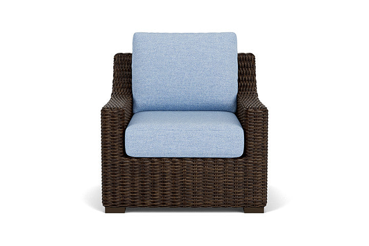 Lloyd Flanders Mesa Lounge Chair in Pecan Finish
