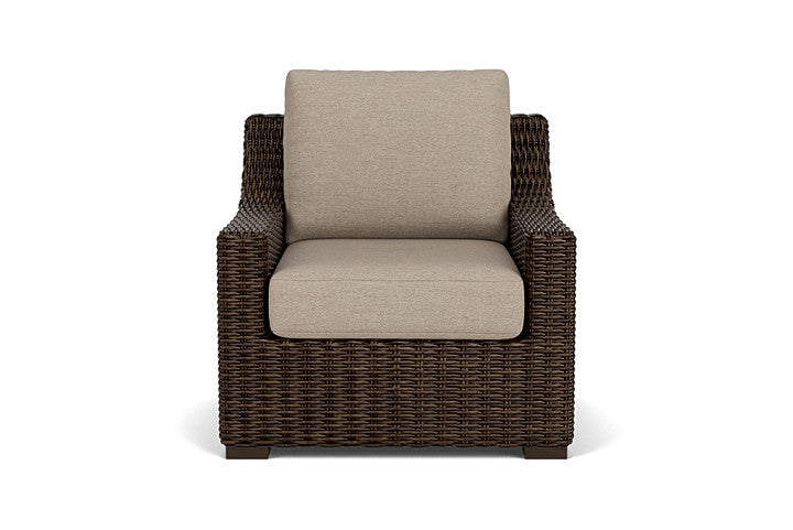 Lloyd Flanders Mesa Lounge Chair in Pecan Finish