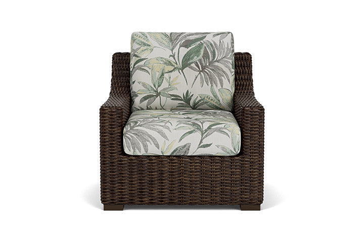 Lloyd Flanders Mesa Lounge Chair in Pecan Finish