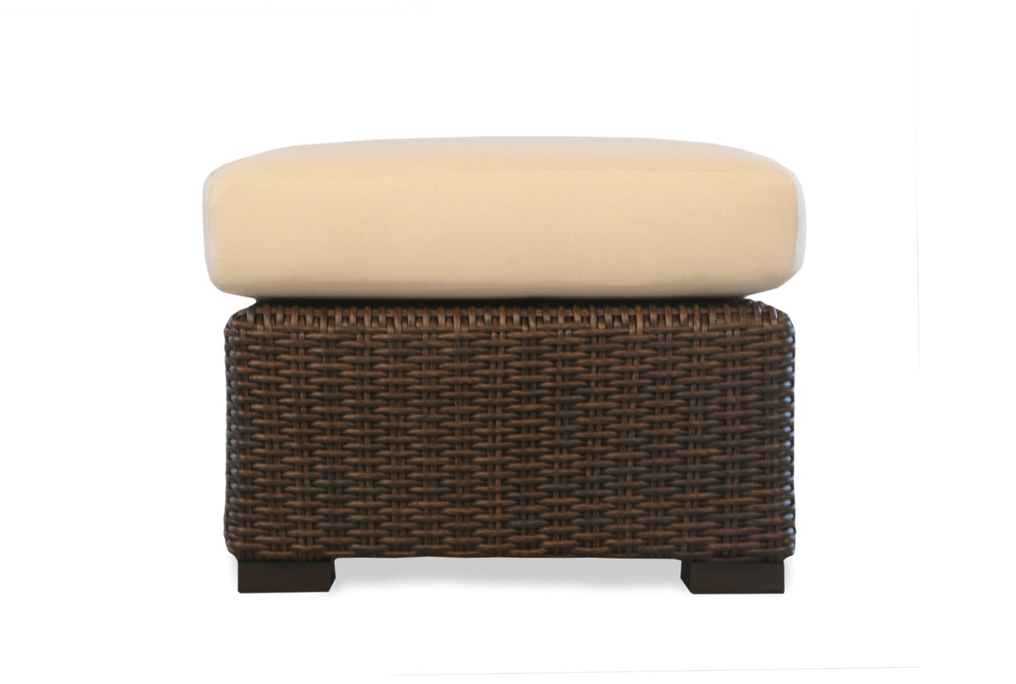 Lloyd Flanders Mesa Ottoman in Pecan Finish