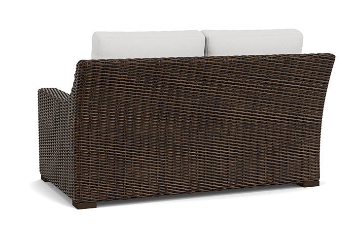 Lloyd Flanders Mesa Loveseat in Pecan Finish