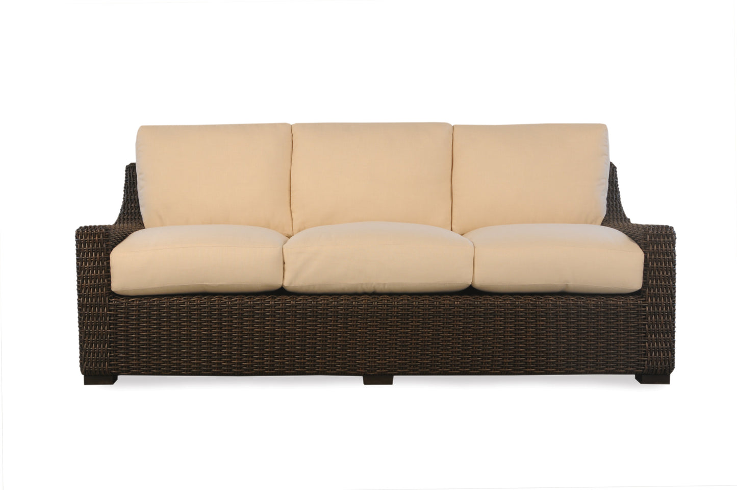 Lloyd Flanders Mesa Sofa in Pecan Finish