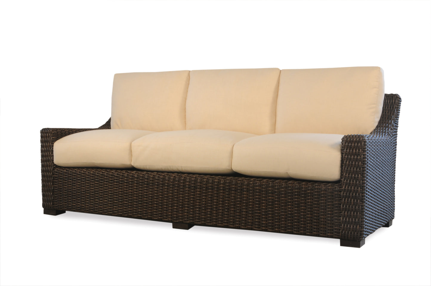 Lloyd Flanders Mesa Sofa in Pecan Finish