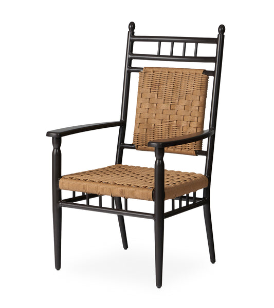 Lloyd Flanders Low Country Dining Armchair in Natural Finish