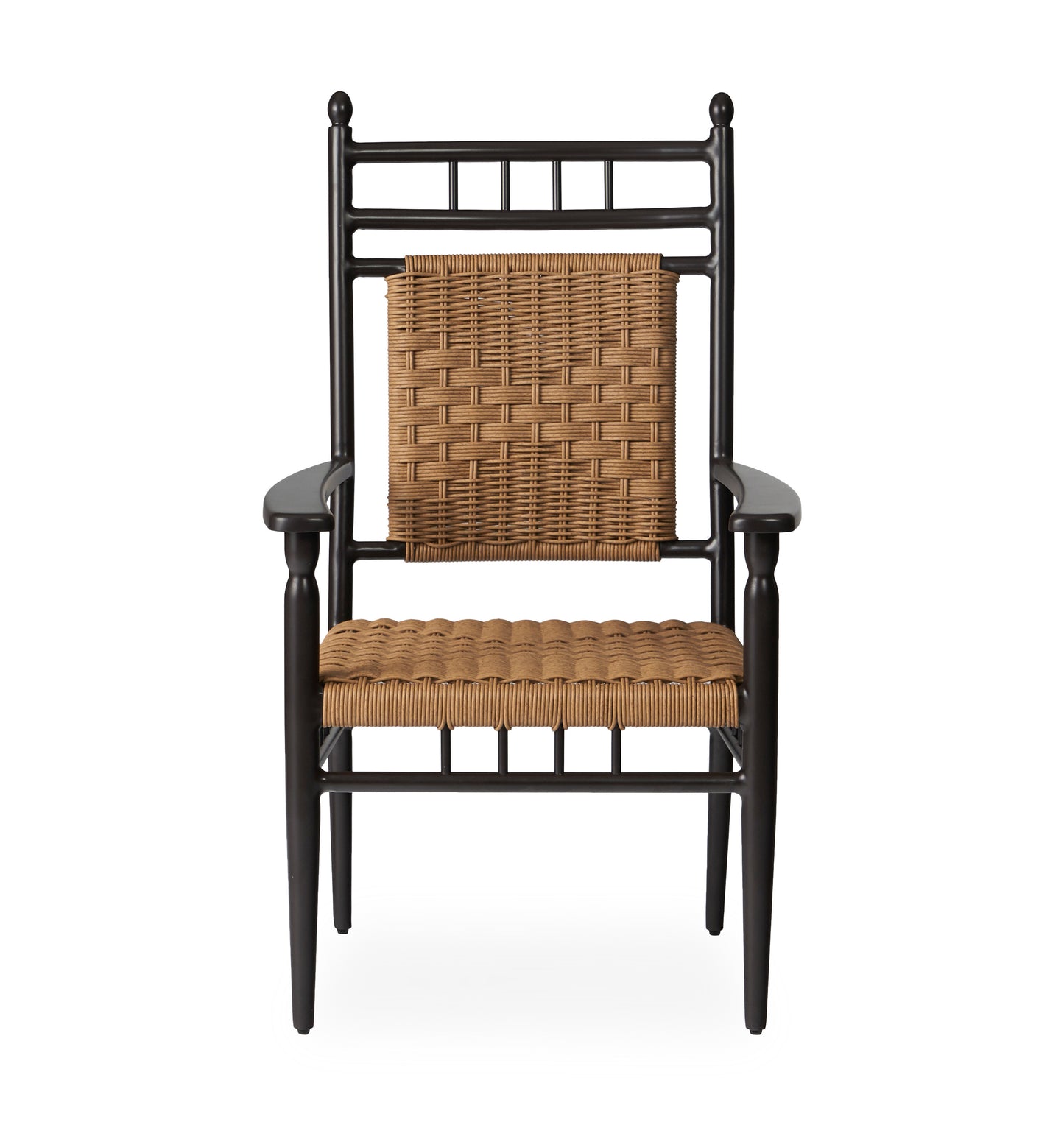 Lloyd Flanders Low Country Dining Armchair in Natural Finish