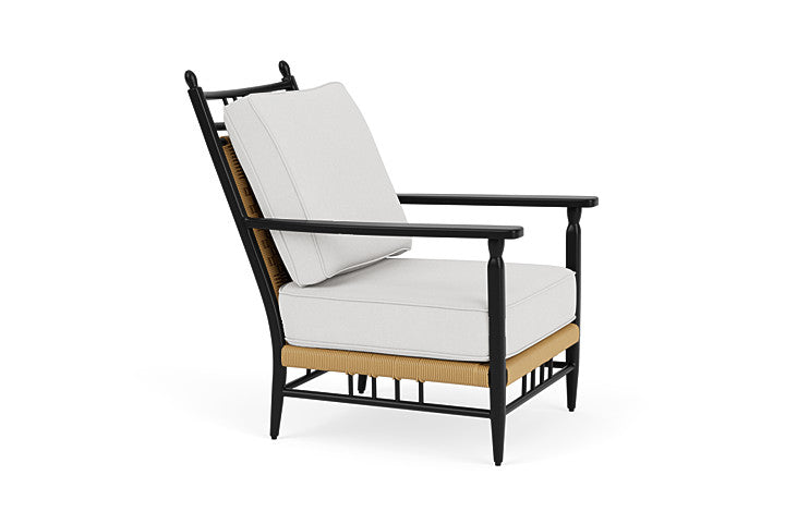Lloyd Flanders Low Country Lounge Chair in Natural Finish