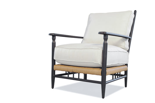Lloyd Flanders Low Country Lounge Chair in Natural Finish