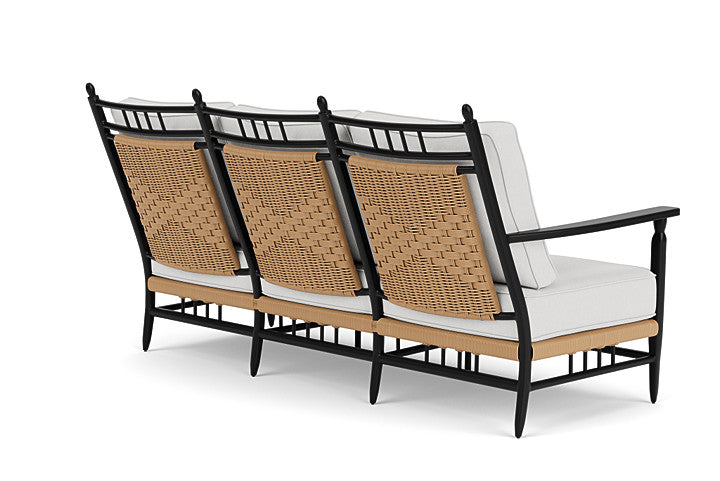 Lloyd Flanders Low Country Sofa in Natural Finish