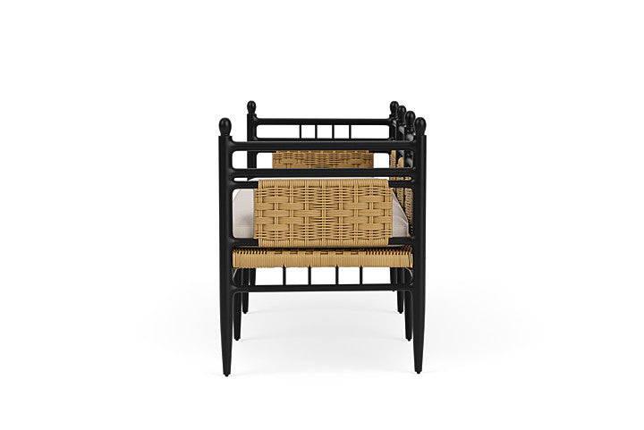 Lloyd Flanders Low Country 3-Seat Garden Bench in Natural Finish