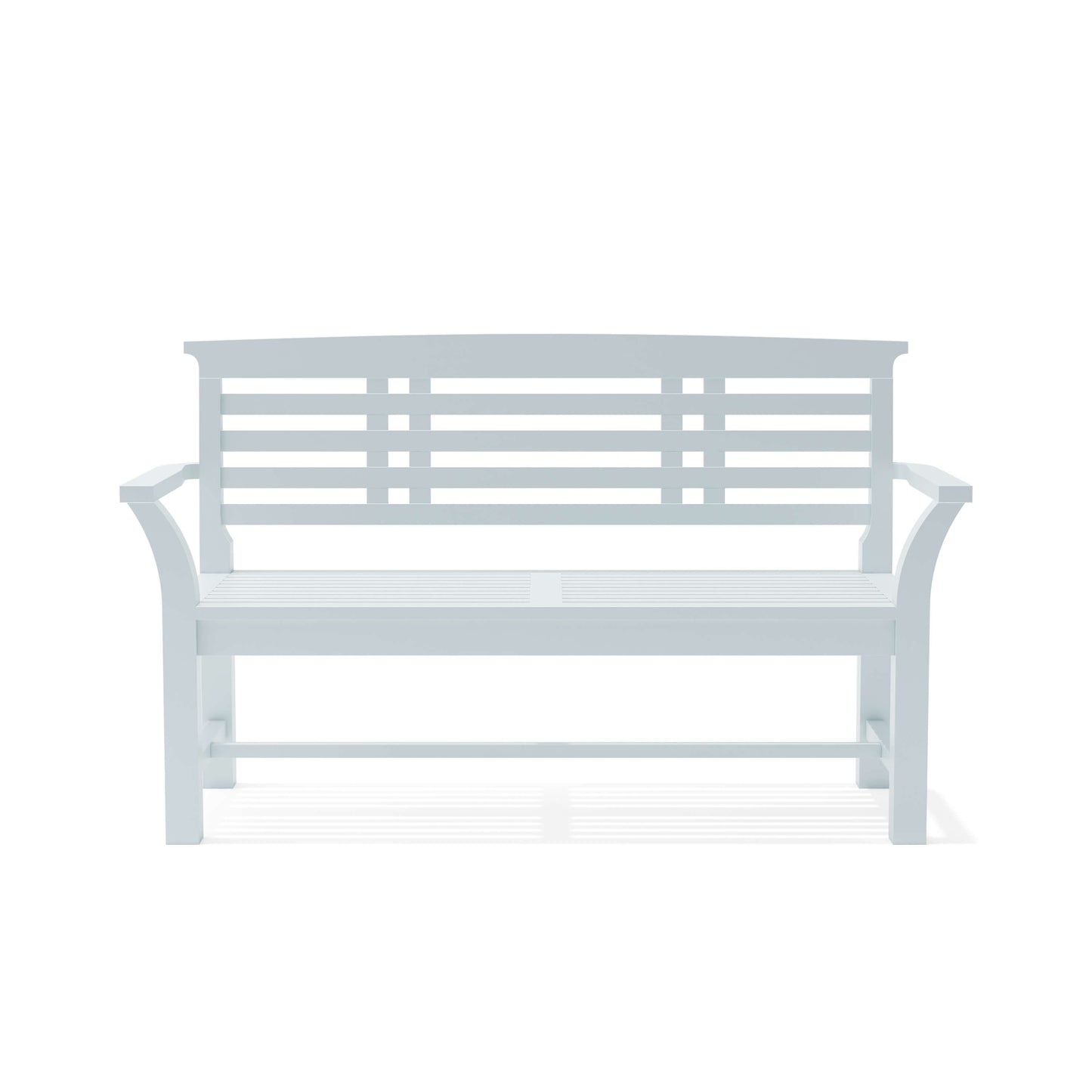 Sakura 2-Seater Teak Bench In White Finish