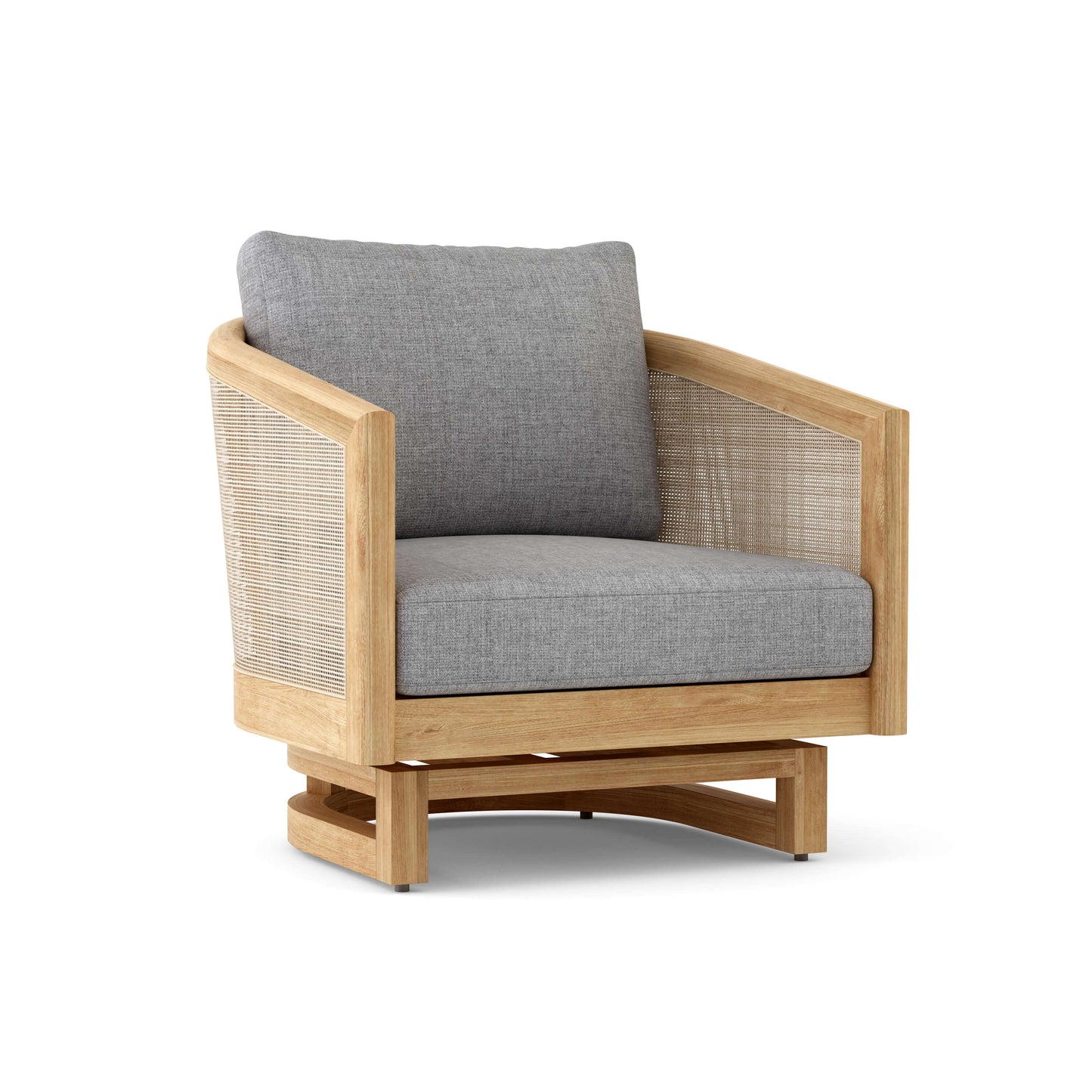 Anderson Teak 4-Piece Catania Deep Seating Set With Swivel Chairs