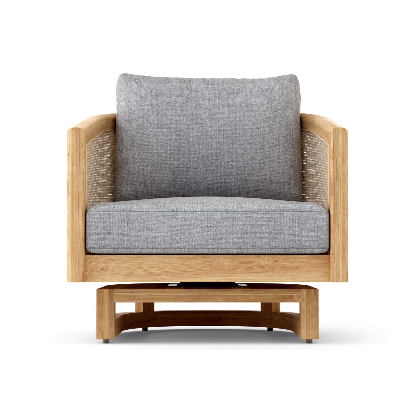 Anderson Teak 4-Piece Catania Deep Seating Set With Swivel Chairs