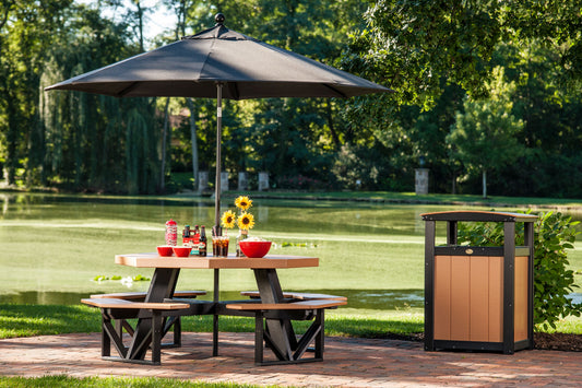 LuxCraft Octagon Picnic Table