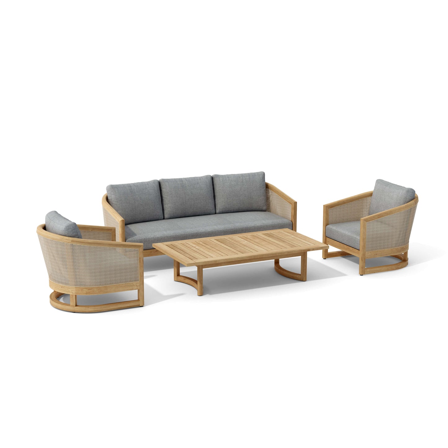 Anderson Teak 4-Piece Catania Deep Seating Set