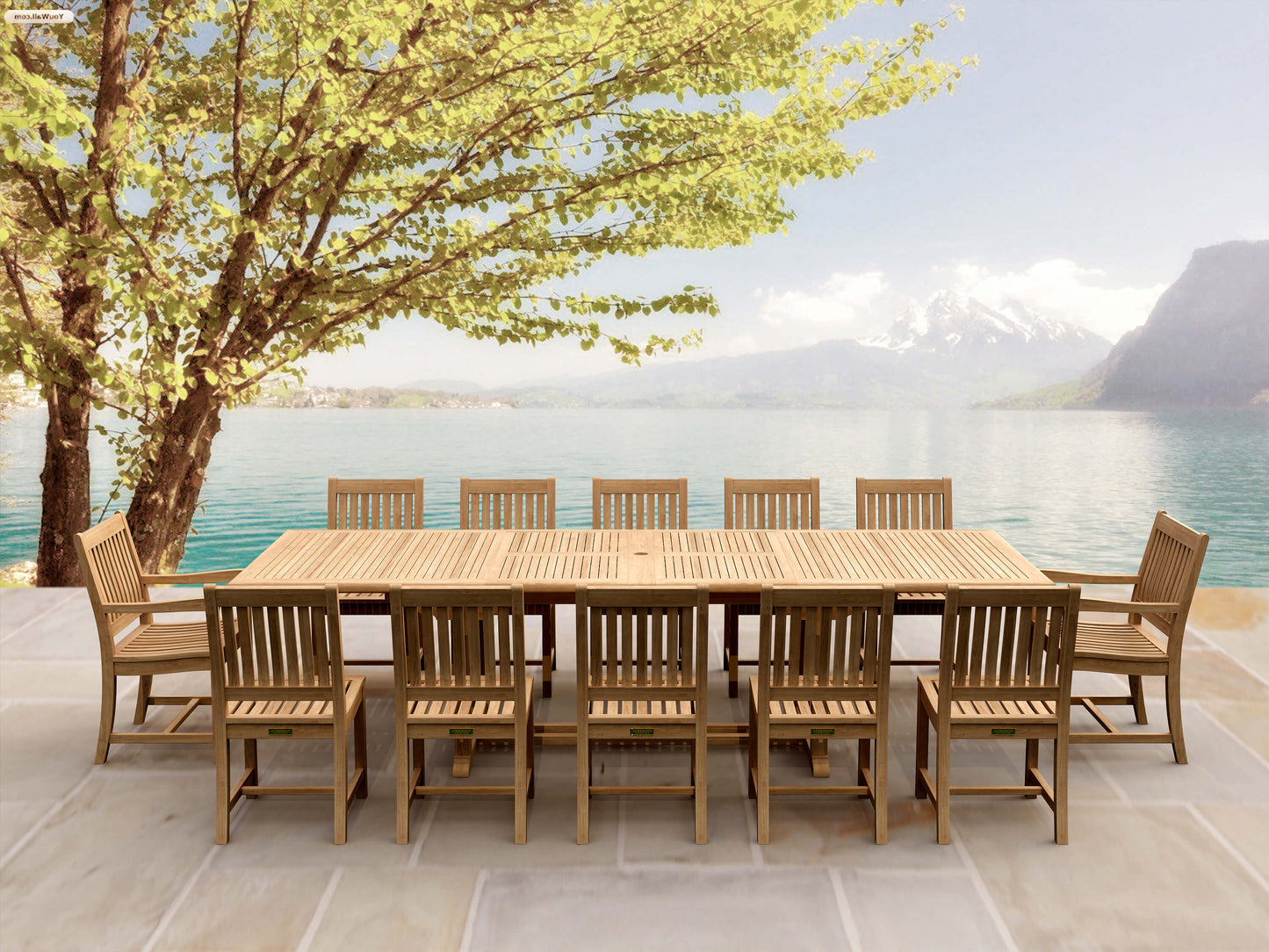 Valencia Rialto 13-Piece Dining Set