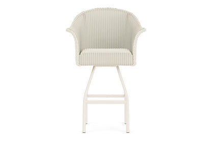 Lloyd Flanders All Seasons Swivel Bar Stool with Padded Seat