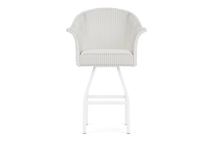 Lloyd Flanders All Seasons Swivel Bar Stool with Padded Seat
