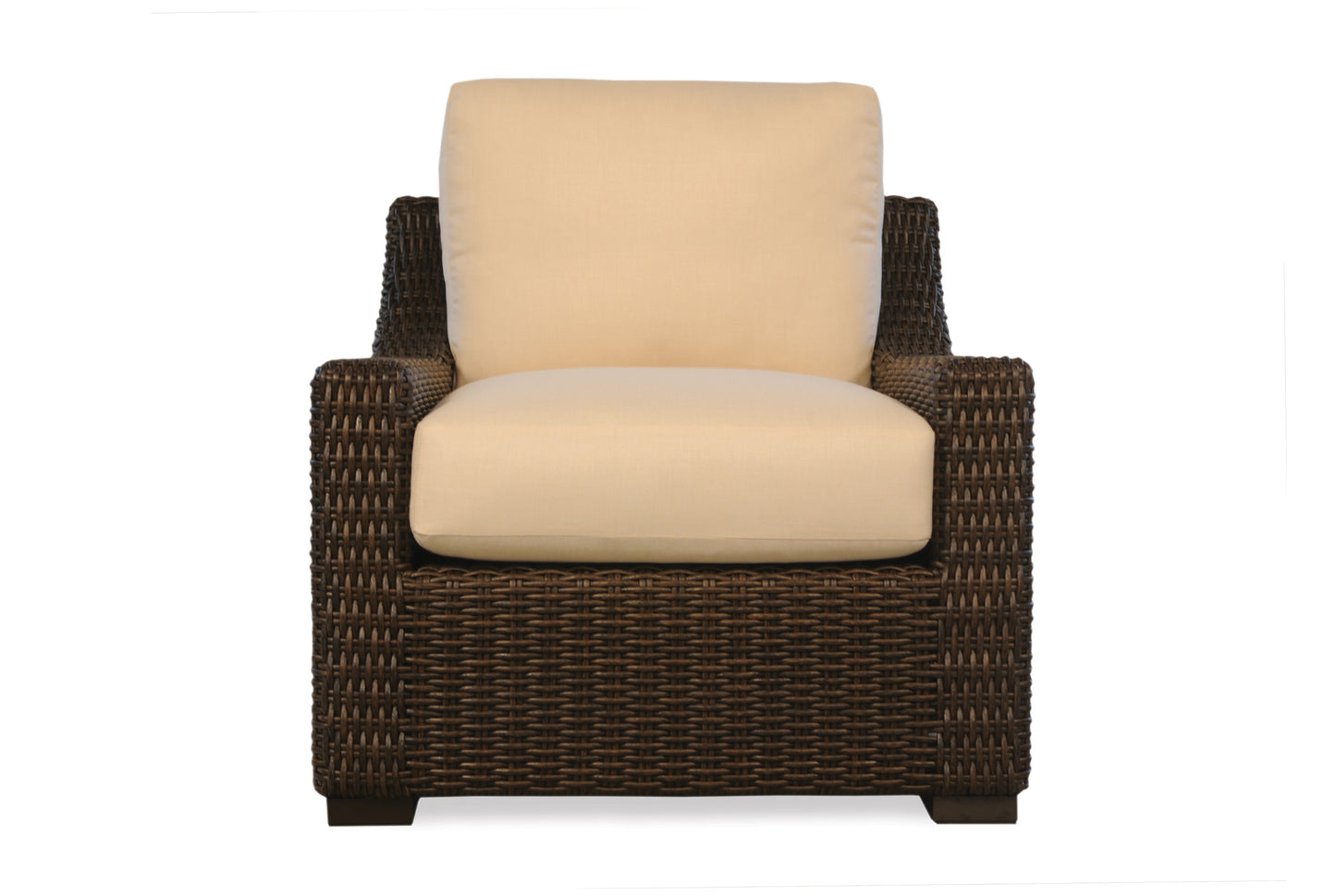 Lloyd Flanders Mesa Lounge Chair in Pecan Finish