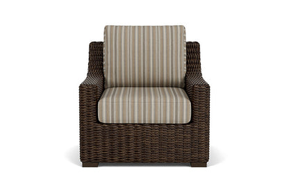 Lloyd Flanders Mesa Lounge Chair in Pecan Finish