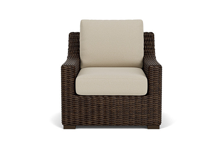 Lloyd Flanders Mesa Lounge Chair in Pecan Finish