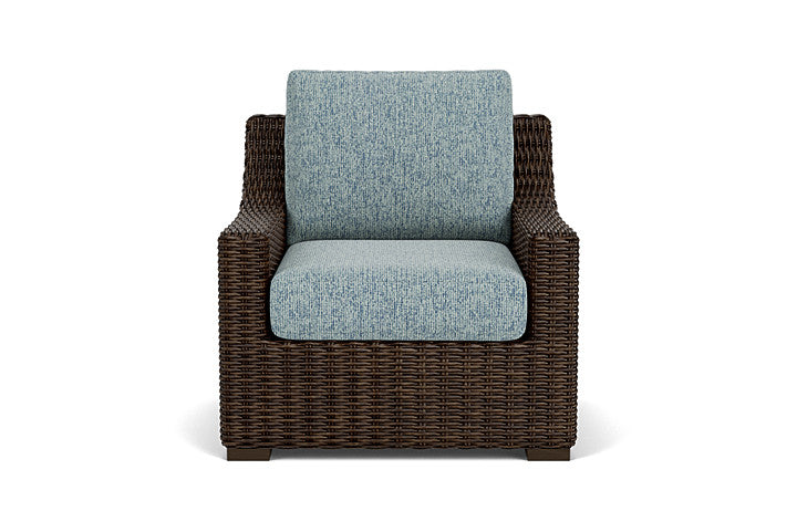 Lloyd Flanders Mesa Lounge Chair in Pecan Finish