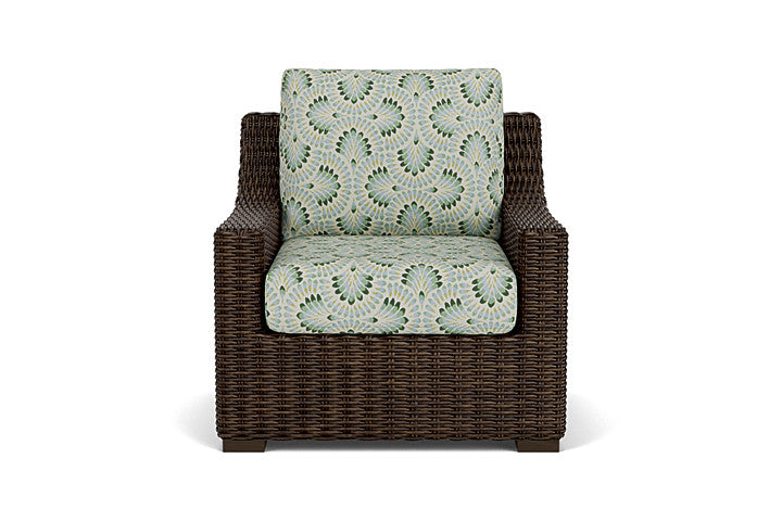 Lloyd Flanders Mesa Lounge Chair in Pecan Finish