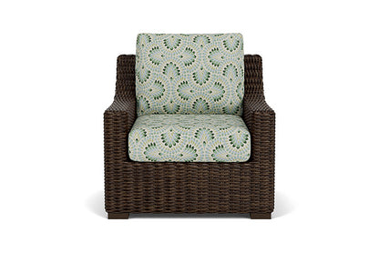 Lloyd Flanders Mesa Lounge Chair in Pecan Finish