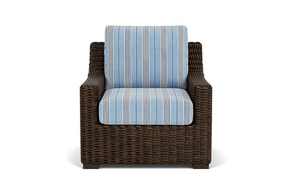 Lloyd Flanders Mesa Lounge Chair in Pecan Finish