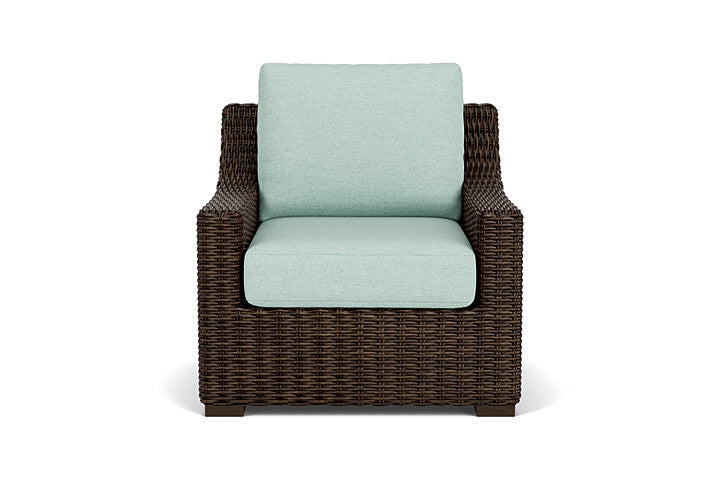 Lloyd Flanders Mesa Lounge Chair in Pecan Finish