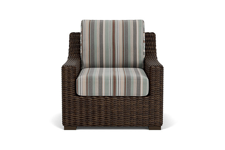Lloyd Flanders Mesa Lounge Chair in Pecan Finish