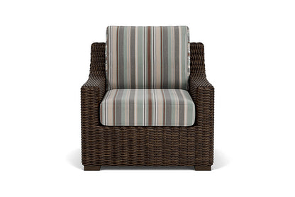 Lloyd Flanders Mesa Lounge Chair in Pecan Finish