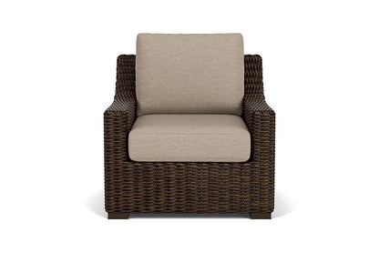 Lloyd Flanders Mesa Lounge Chair in Pecan Finish
