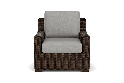 Lloyd Flanders Mesa Lounge Chair in Pecan Finish