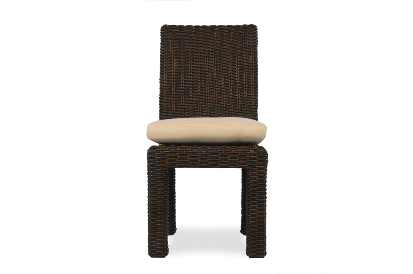 Lloyd Flanders Mesa Armless Dining Chair in Pecan Finish