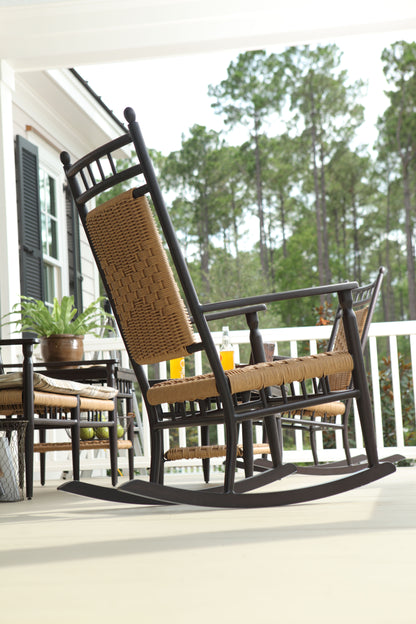 Lloyd Flanders Low Country Porch Rocker in Natural Finish