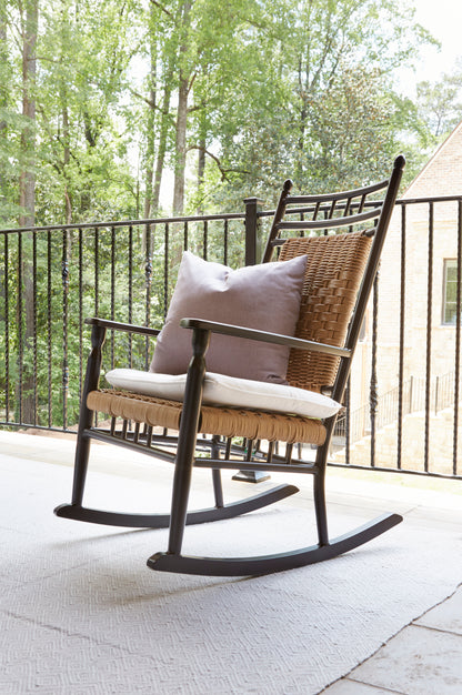 Lloyd Flanders Low Country Porch Rocker in Natural Finish