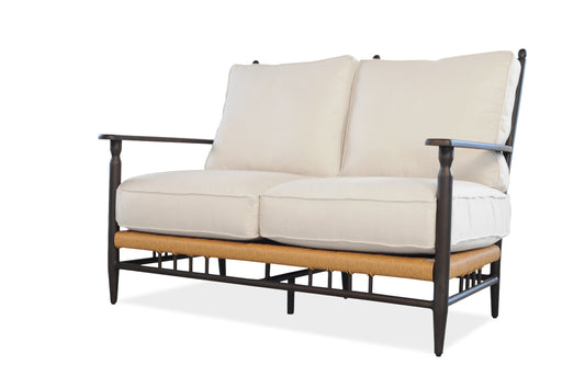 Lloyd Flanders Low Country Loveseat in Natural Finish