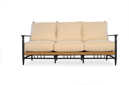 Lloyd Flanders Low Country Sofa in Natural Finish